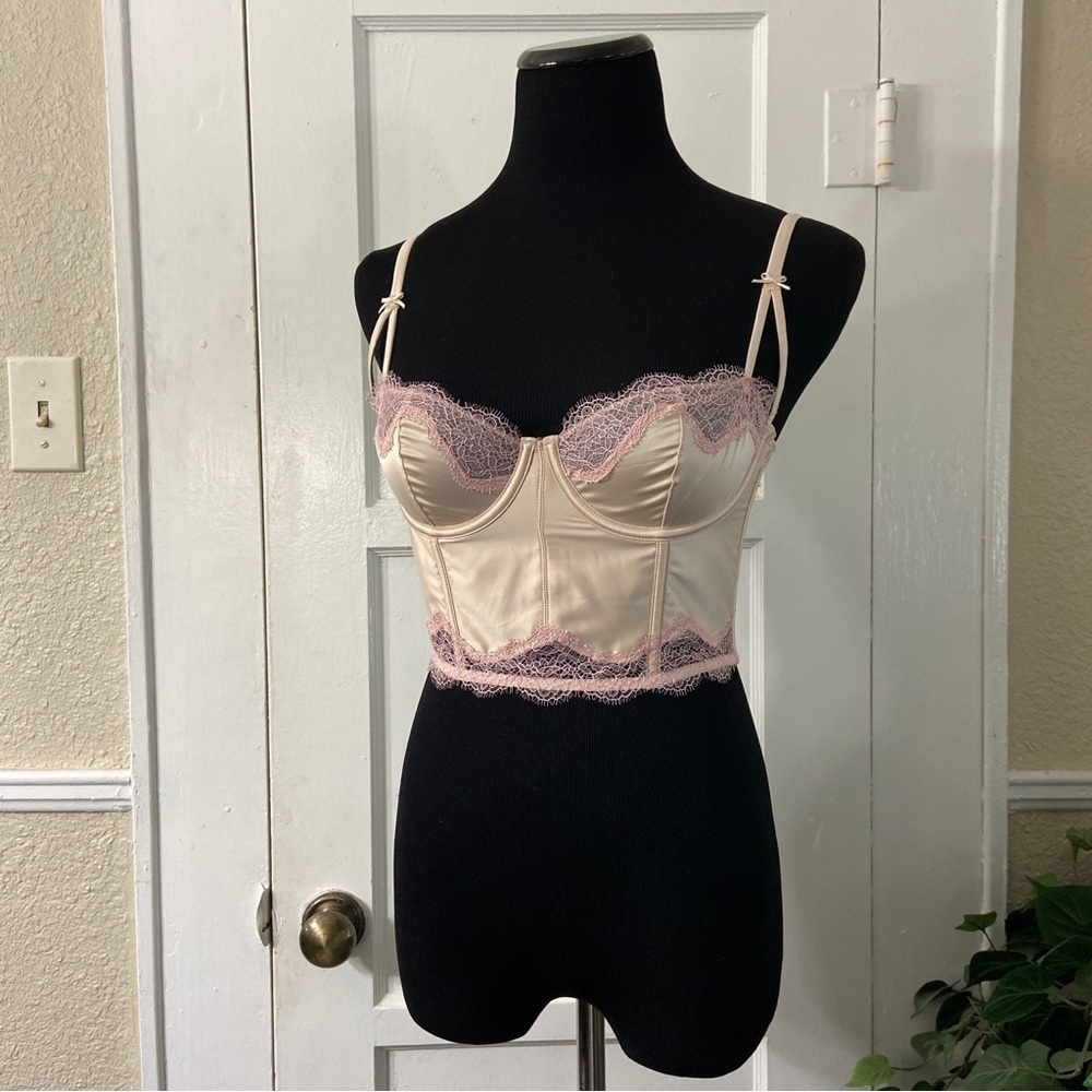 Victoria’s Secret Camisole Boning Bustier Balconet Bralette